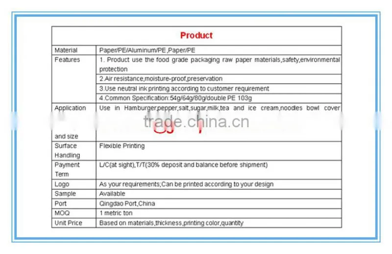 aluminum foil food wrapping paper,food packaging aluminum foil paper