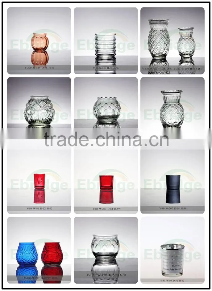 bulk glass candle jars glass candle holders
