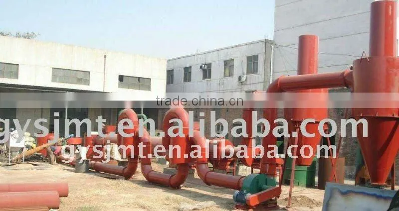 hot airflow drying machine for sugar cane bagass
