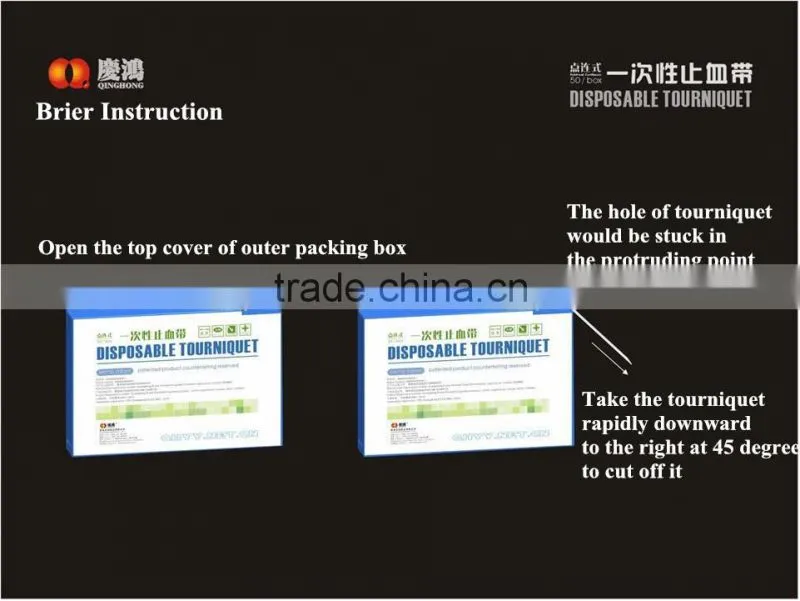 New Design Latex Free Medical Disposable Tourniquet
