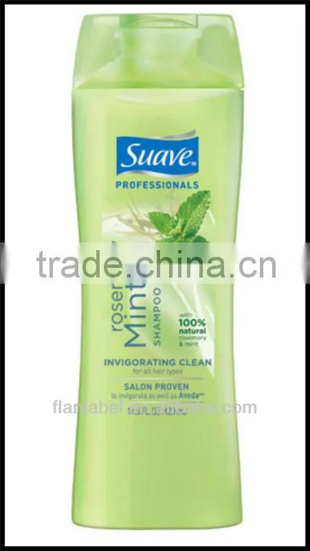 Daily shampoo bottle label,bottle label sticker with fast delivery