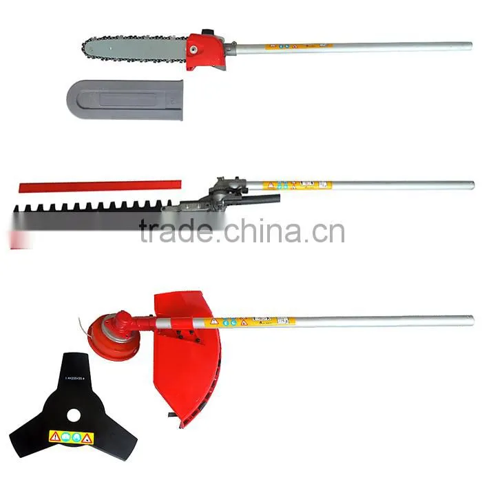 gasoline 43cc multifunctional 4 in 1 brush trimmer/grass trimmer/grass trimmer
