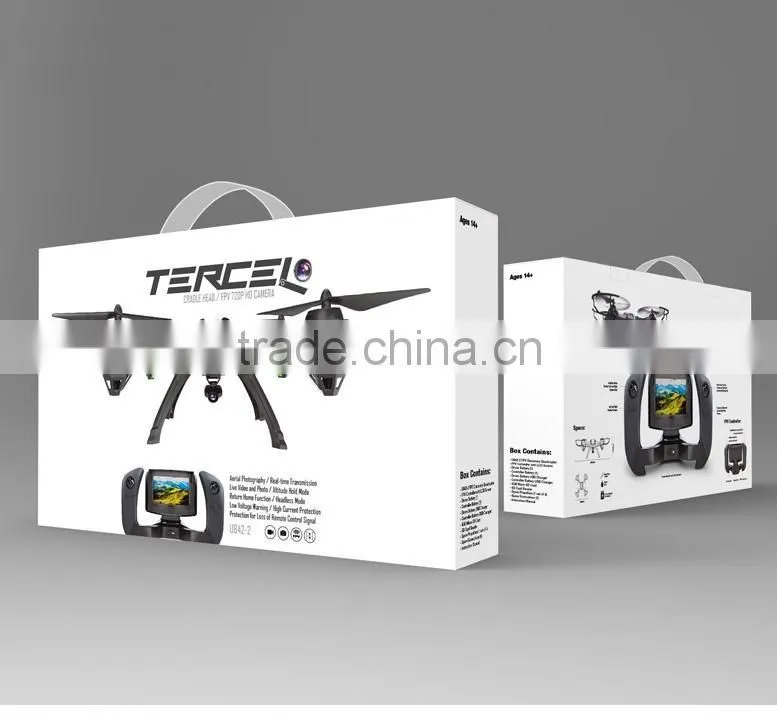 2016 NEWEST WIFI 2.4G TERCEL FPV with HD camera angle adjustment Drone U842-2