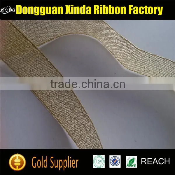 Hot Sale Fancy Cheap Custom Glitter Organza Ribbon