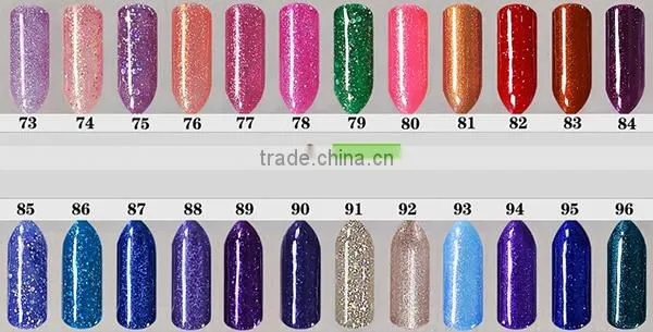 Stock offer 168colors nail UV/LED gel polish soak off gel polish