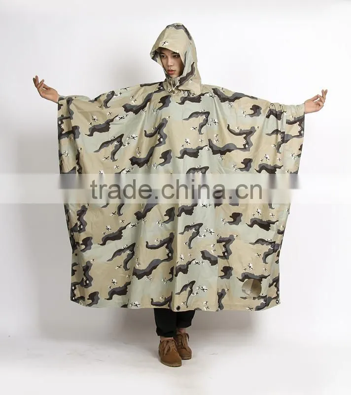 arm rain poncho taslon poncho