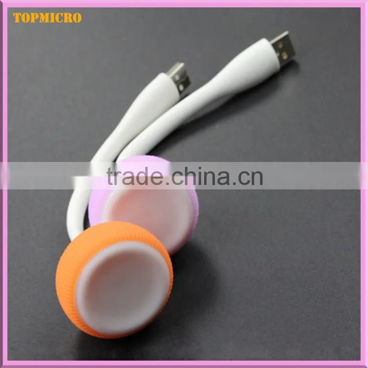 2016 Newest Exquisite Mushroom ID Design MINI Smart USB Led Lamp Data Cable