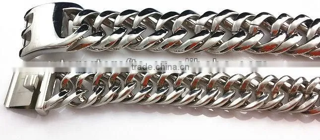 2013men bracelets, big heavy bracelets B601 (polish)