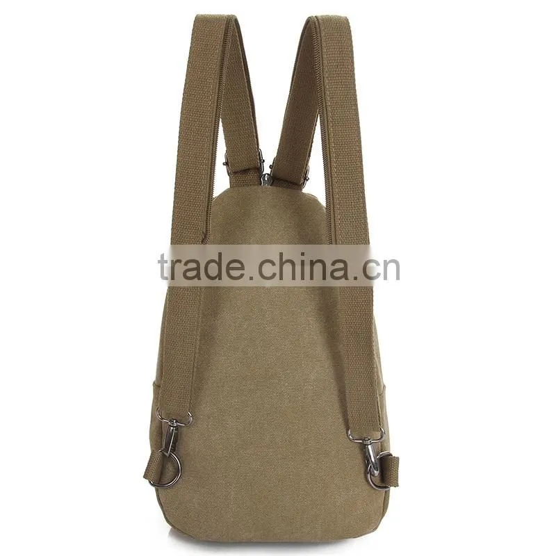 Fashionable vintage style travel backpacks sport bag