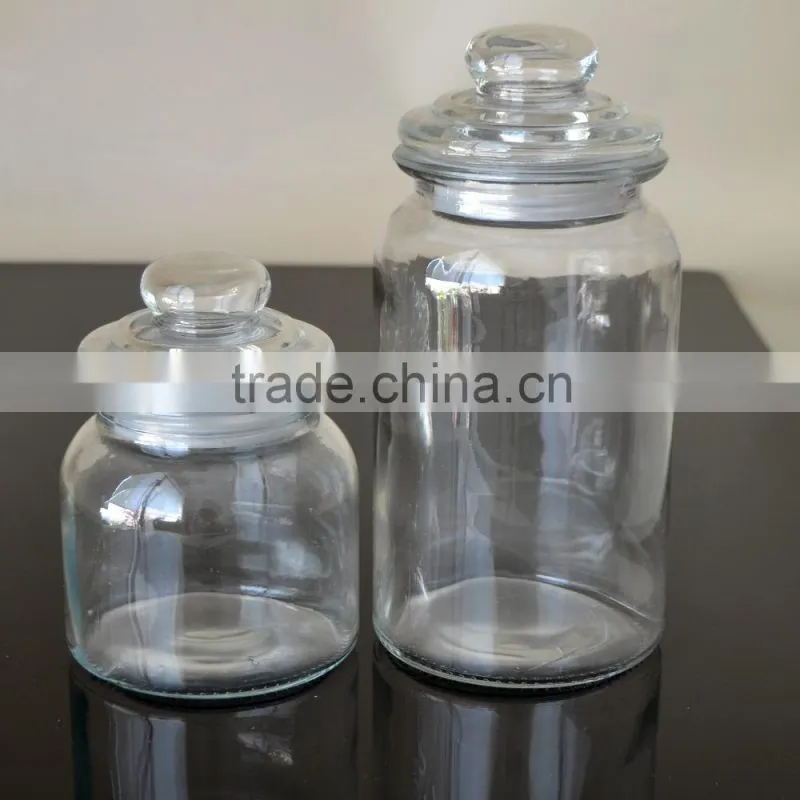 designer cheap baby food glass jars glass lid