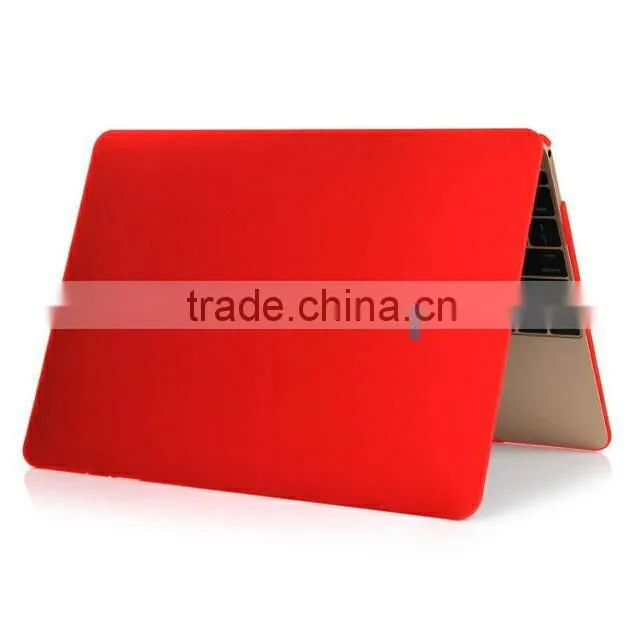 Wholesale Colored Plastic Hard Shell Case For 2015 MacBook 12 inch A1534 Red