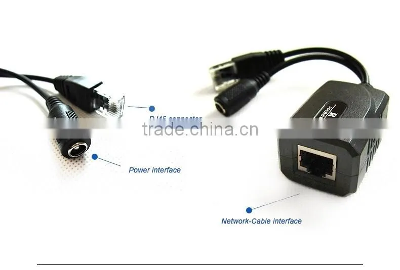 Mini Size Hot selling Mini POE Splitter for IP camera