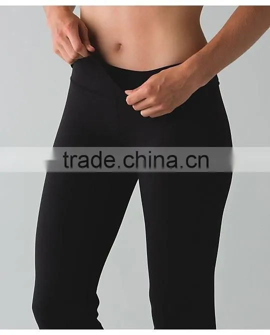 Custom fashion breathable Skinny yoga pants for women in fitness sportswear