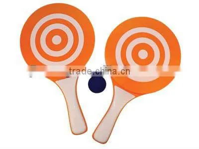 Sport set beach cloth racket with elastic ball