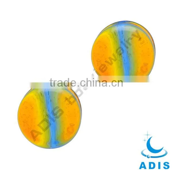 new fashion pyrex glass ear piercing