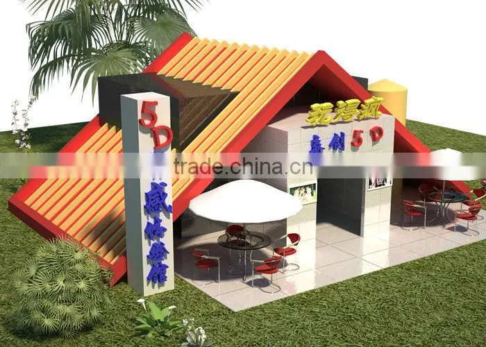 5d cinema house with water-proof ceiling special decoration