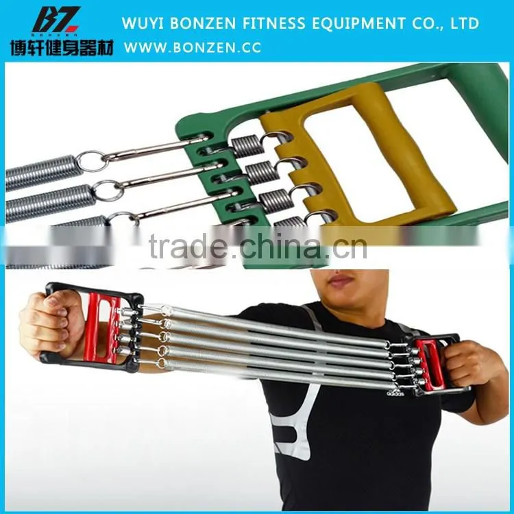 exercise equipment spring chest expander exercises