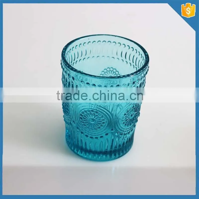 Unique products from china 2015! Coloured drinking glass cup for water