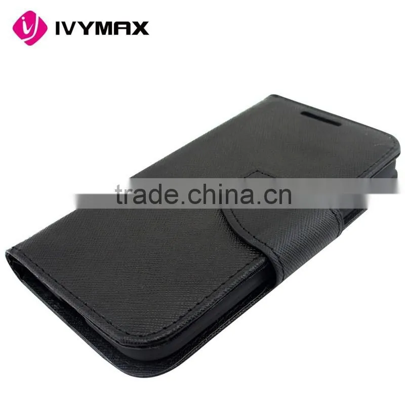 Made in China factory wallet leather phone case for samsung core prime G360