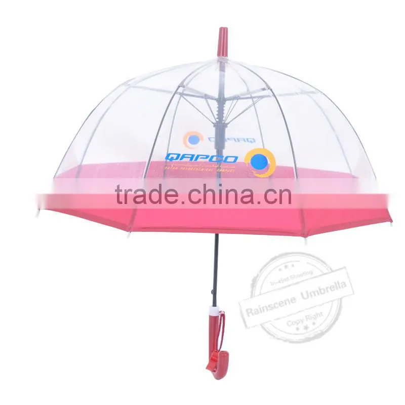 fashion straight transparent bubble poe umbrella