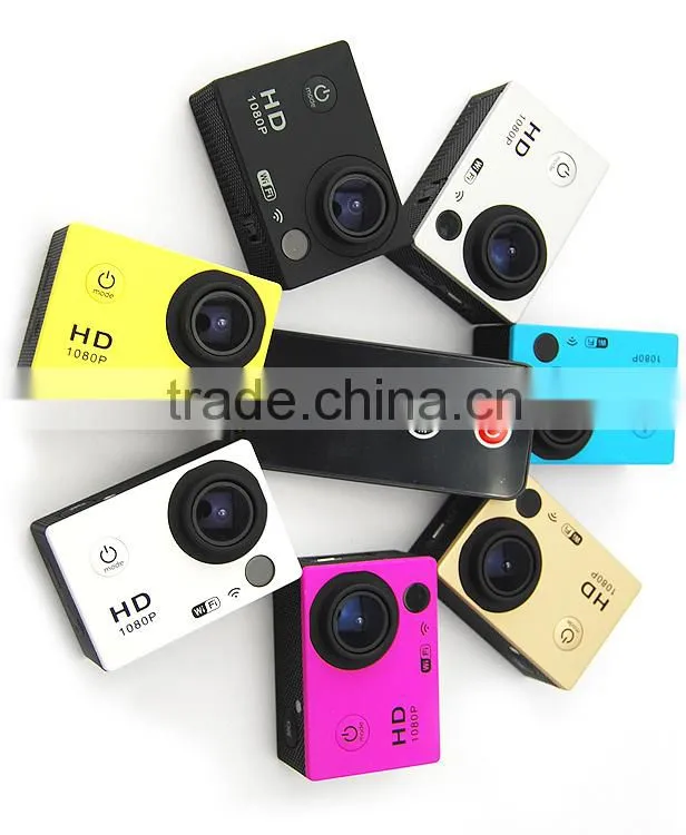 12 Mega Pixel Action Camera 1080p wifi full hd 170 wide degree 2.0 inch Sports DV