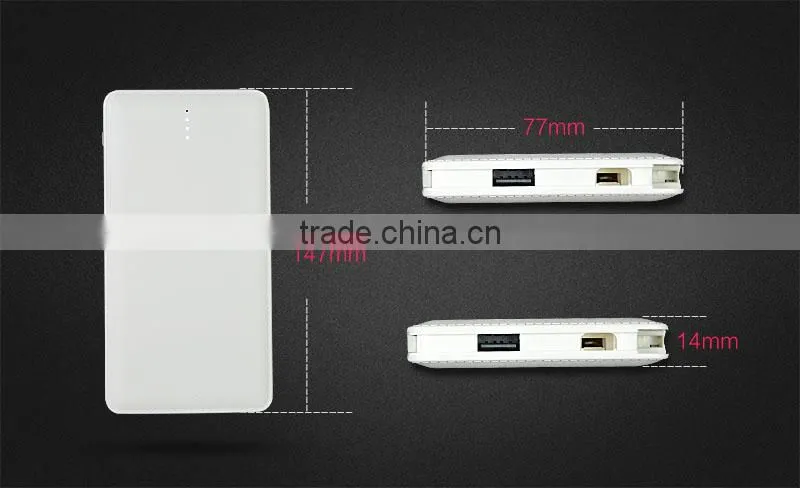 wholesale slim colorful powerbank charger portable power bank 10000mah