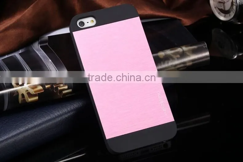 Luxury Gold Metal Brush Cover for iPhone 5 5s Phone Shell APortable aluminum Hard Back Fashion Case for iphone5
