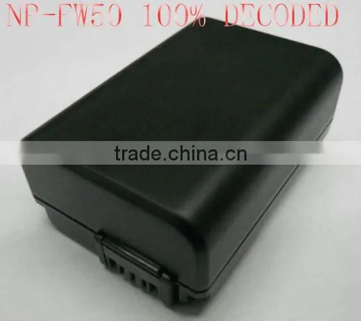 Digital camcorder BATTERY FOR SON W50 DECODED 7.2V 1080mAh