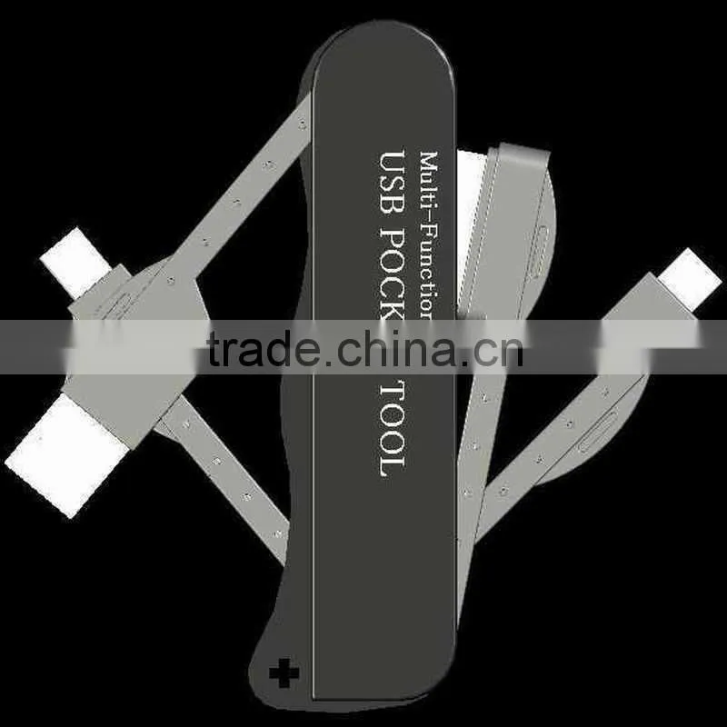 6 in 1 foldable usb charger for mobile Phones