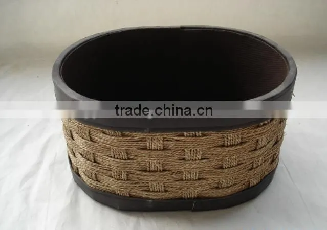 Seagrass woven medium toy collection basket