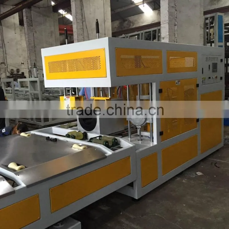 AUTOMATIC PVC PLASTIC PIPE END SOCKETING BELLING MACHINE