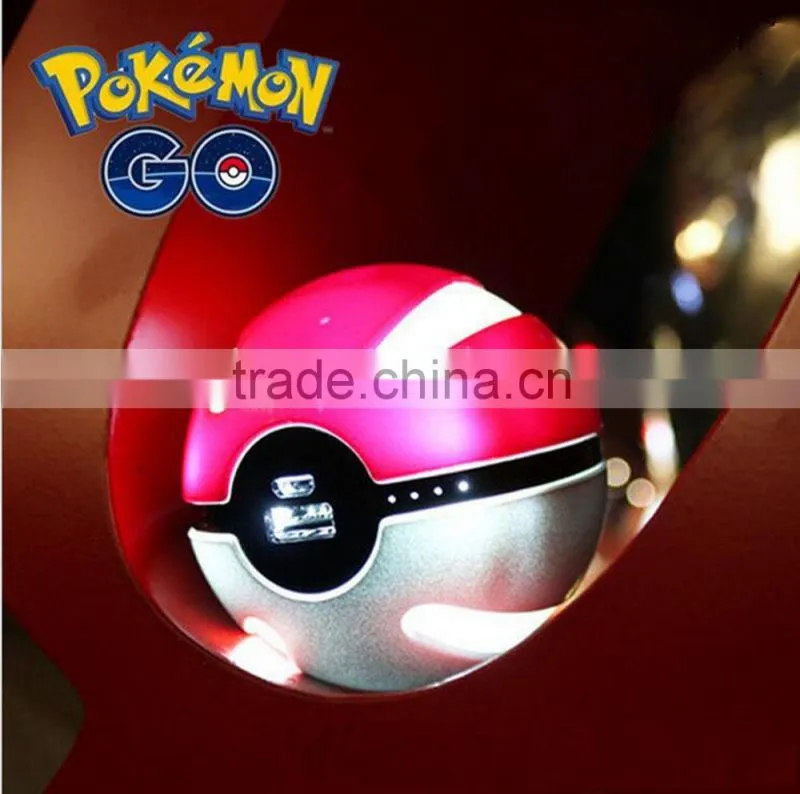 Ifeel Factory Spot sales 10000mah Pokemon Poke Ball rohs power bank with LED light