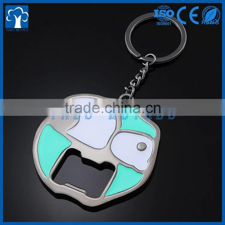 metal manufacturer custom metal bottle opener keyring