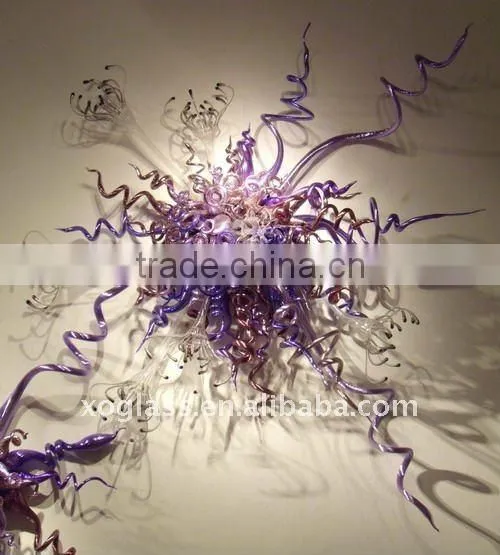 art glass wall sconce xo-9352 and hand blown glass wall sconce