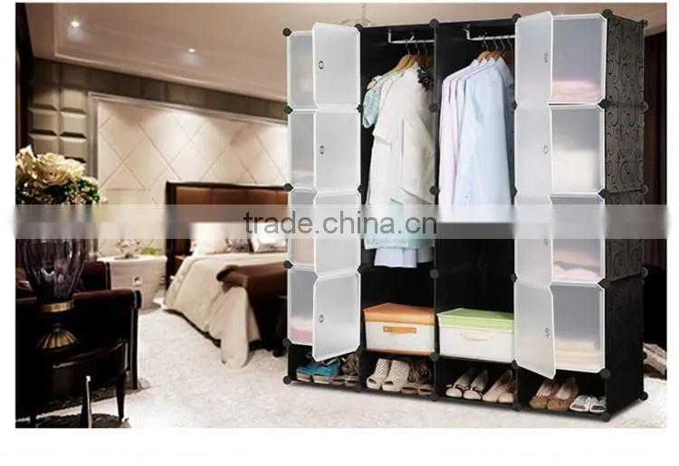 Plastic wardrobe cabinet used cloths