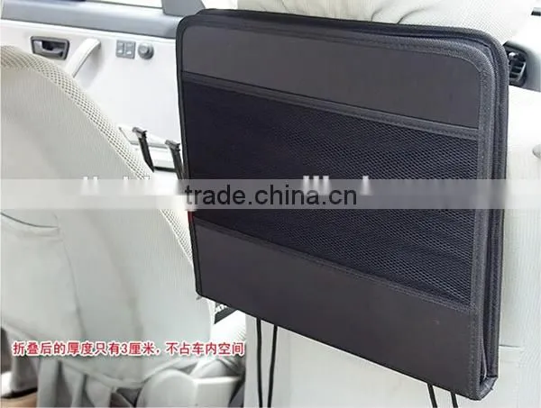 Auto Car Seat Back Folding Storage Bag Pouch,Laptop Supporter Holder Frame