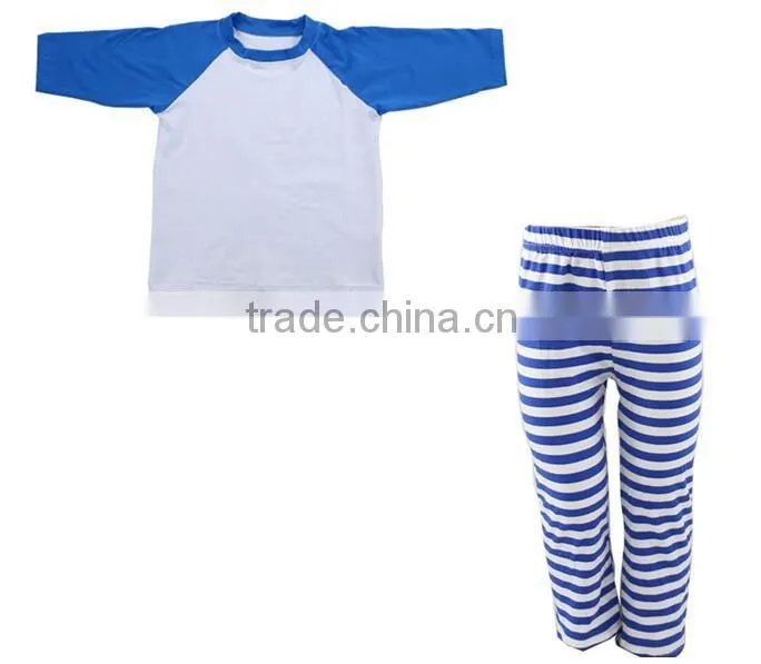 Autumn cotton baby wear boutique royal blue back to school toddler fall outfit boys outfit set kids boy clothes