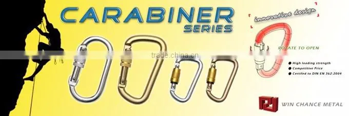 Wholesale Wire Gate Carabiner Clips Mountaineering Carabiner Hook