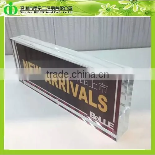 DDB-0077 Trade Assurance Chinese Factory Produce Acrylic Blocks Wholesale