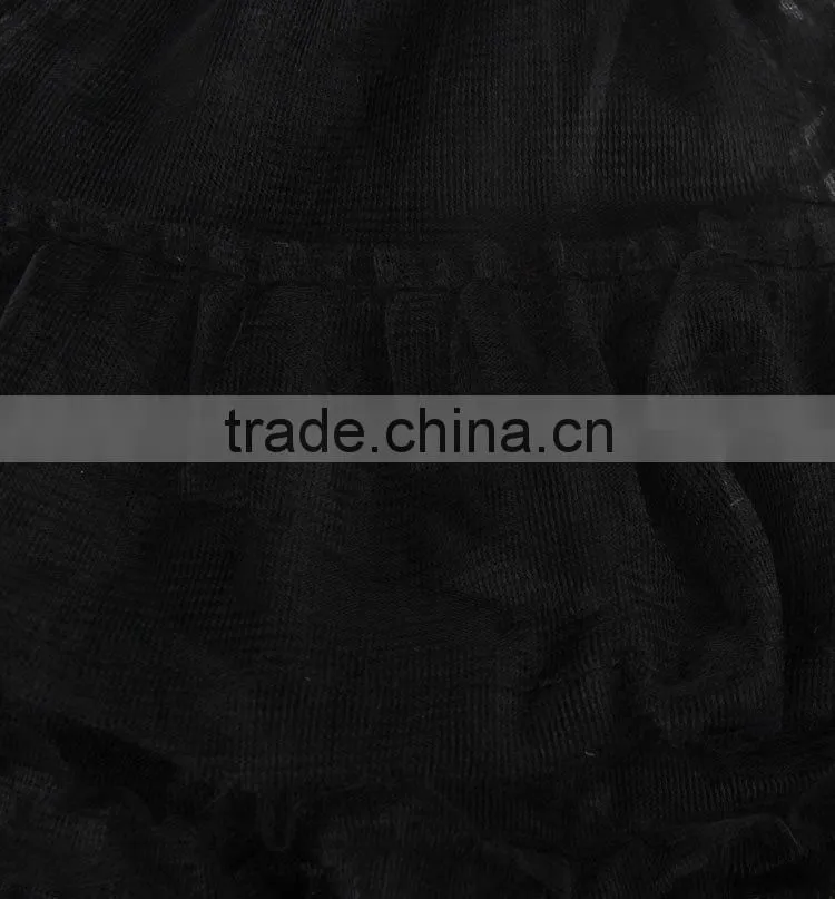 Two Layers Adult Women Black Tutu Skirt