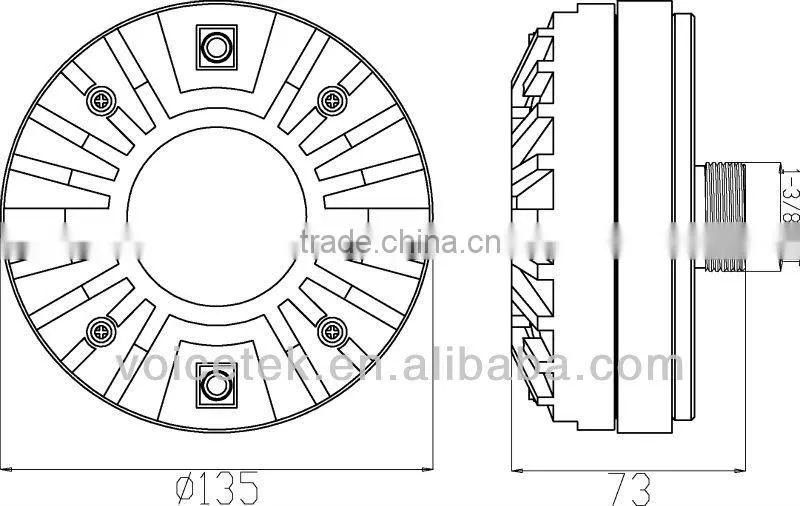 compression speaker horn driver unit