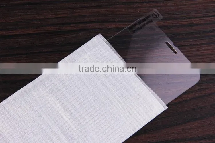 Bare film with packing import anti scratch high definitione tempered glass screen protector for iphone 6 plus