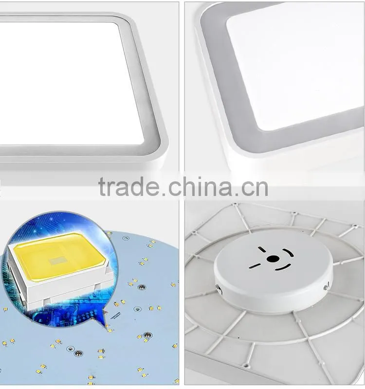 22W 2.4GHz RF Remote Control Dimming + RGB LED Ceiling Light for Home Decoration