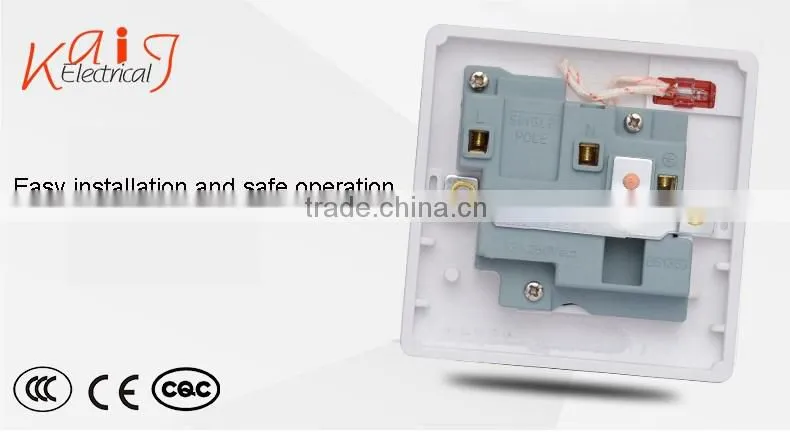New Design 5 Pin MF wall socket and switch