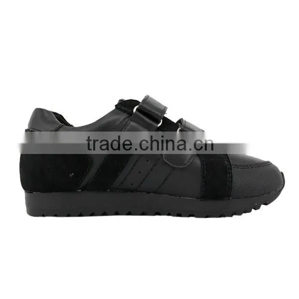 High Quality source manufactory Kids Microfiber Leather Upper Sport School Shoes