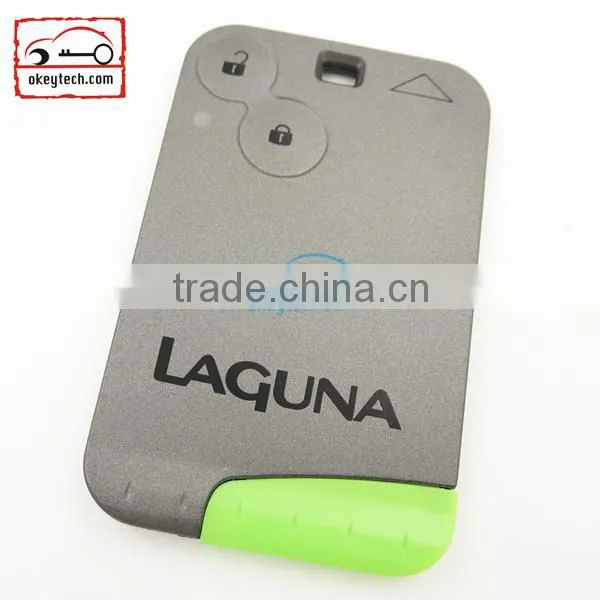Okeytech Renault laguna key card 2 button remote key 433Mhz