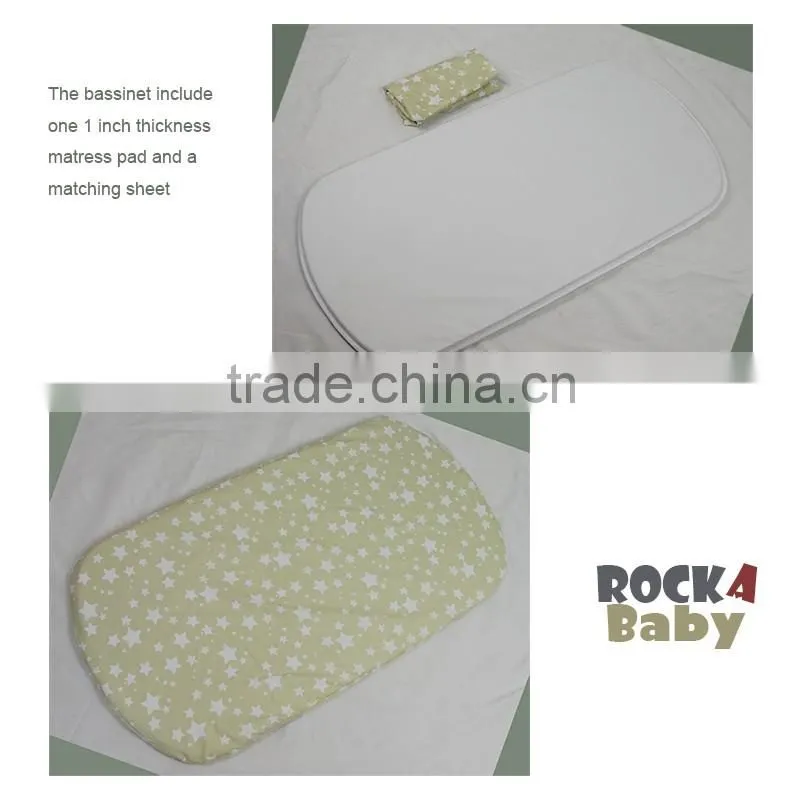 Baby Bassinet folded,Foldable baby swing bassinet, baby bassinet with rocker