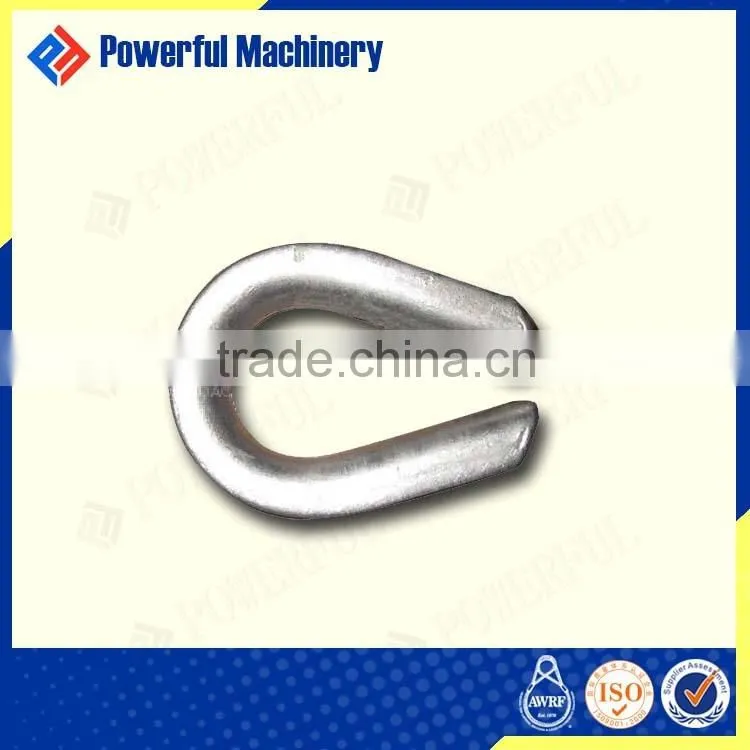 U.S. TYPE STANDARD CARBON STEEL G414 HEAVY DUTY CABLE THIMBLE