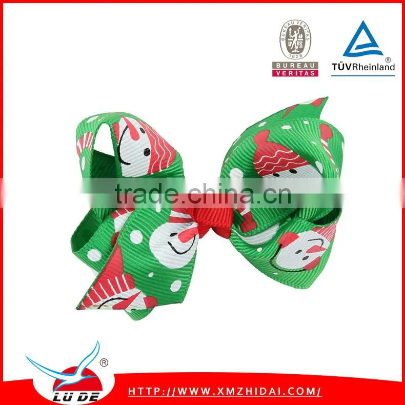 cute grosgrain ribbon bows with elastic hair bands for baby/kids,