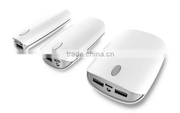 Guoguo Wholse high quatlity 18650 power bank colorful slim portable led light 3600mAh mobile power pack